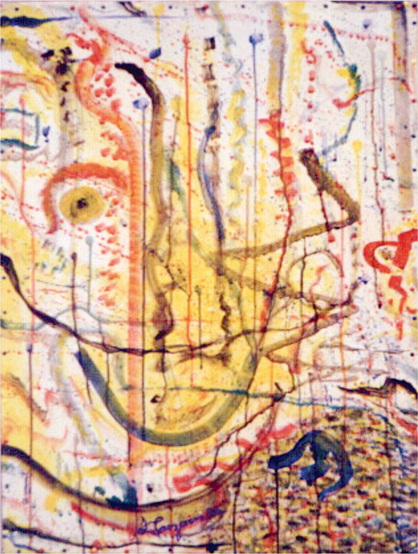 1995 – Carnaval – Acrílica s madeirite – estilo abstrato