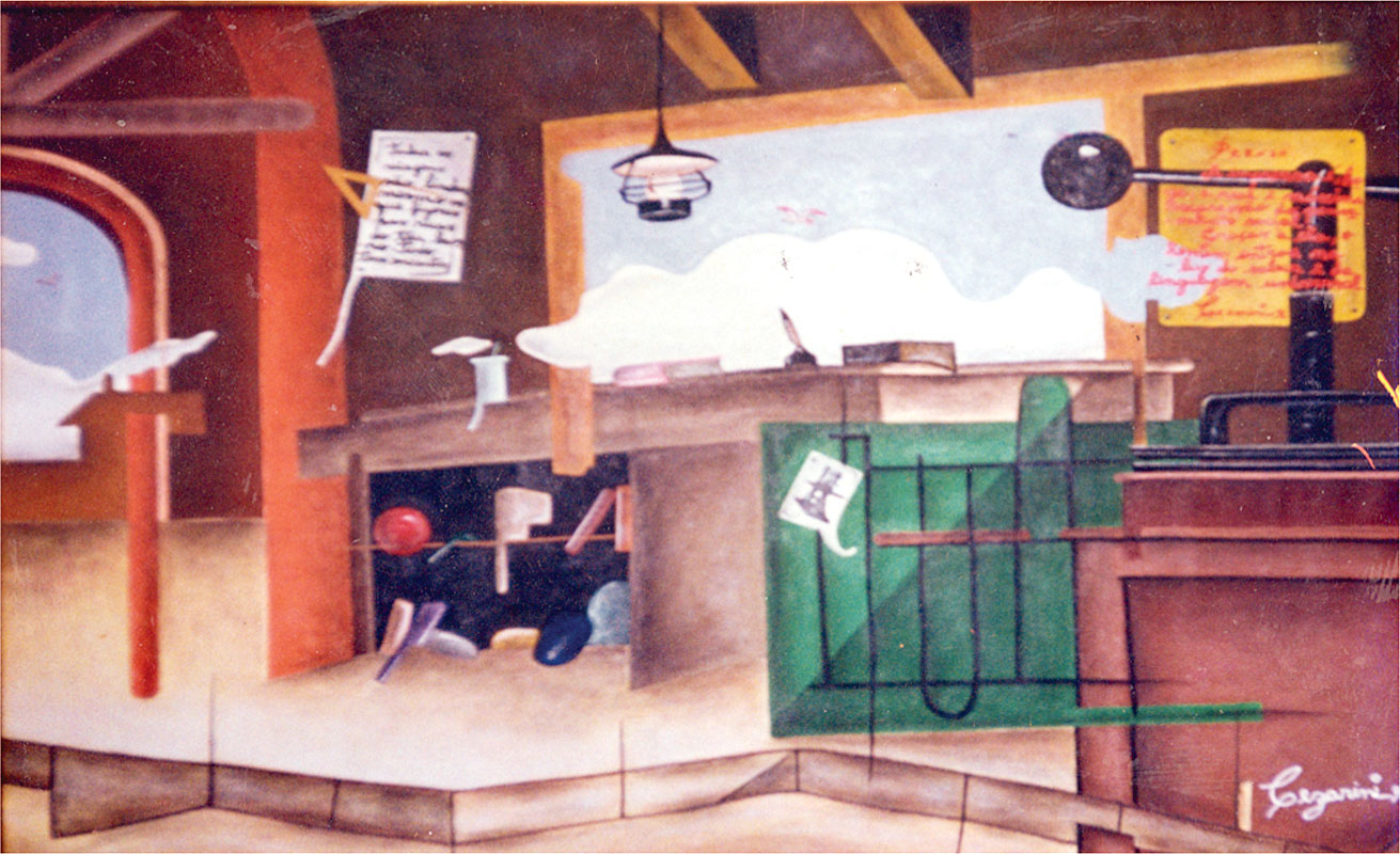 1996 – Prensa – Acrílica s tela – estilo tracista