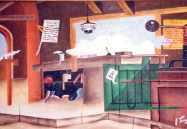 1996 – Prensa – Acrílica s tela – estilo tracista