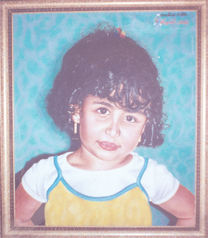 2001 – Retrato de Lavínia –  Acrílica s tela – estilo clássico
