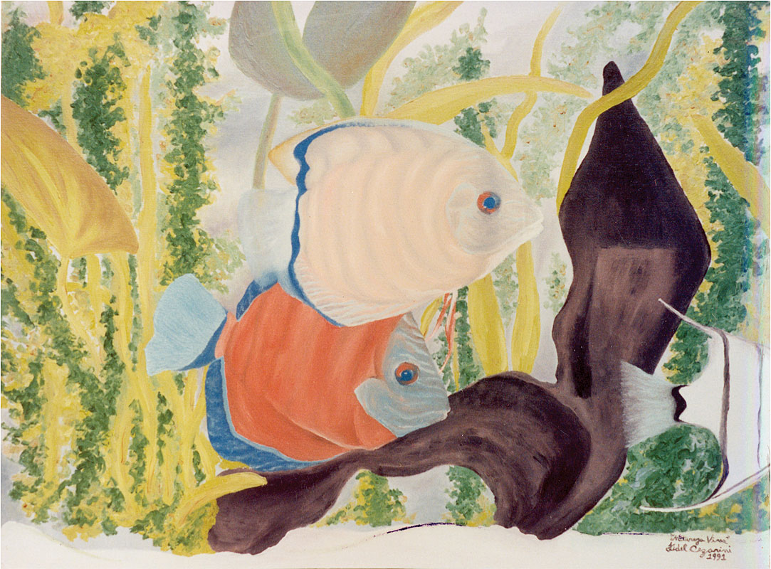 1991 – Aquário – Óleo s tela – estilo impressionista